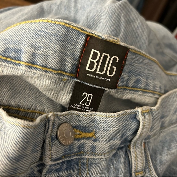 BDG Urban Outfitters Jeans Women’s Size 29 Blue Baggy Denim Wide Leg High Rise - Picture 5 of 11